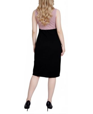 Women's Lace-Detail 2 Piece Textured Knit Dress Set