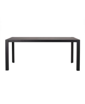 Modern Aluminum Slat Outdoor Dining Table