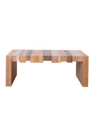 48.2" Rectangular Center Table for Living Room – perfect for farmhouse, industrial, and minimalist