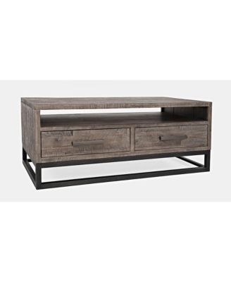 East Hampton Distressed 48" Solid Wood Coffee Table