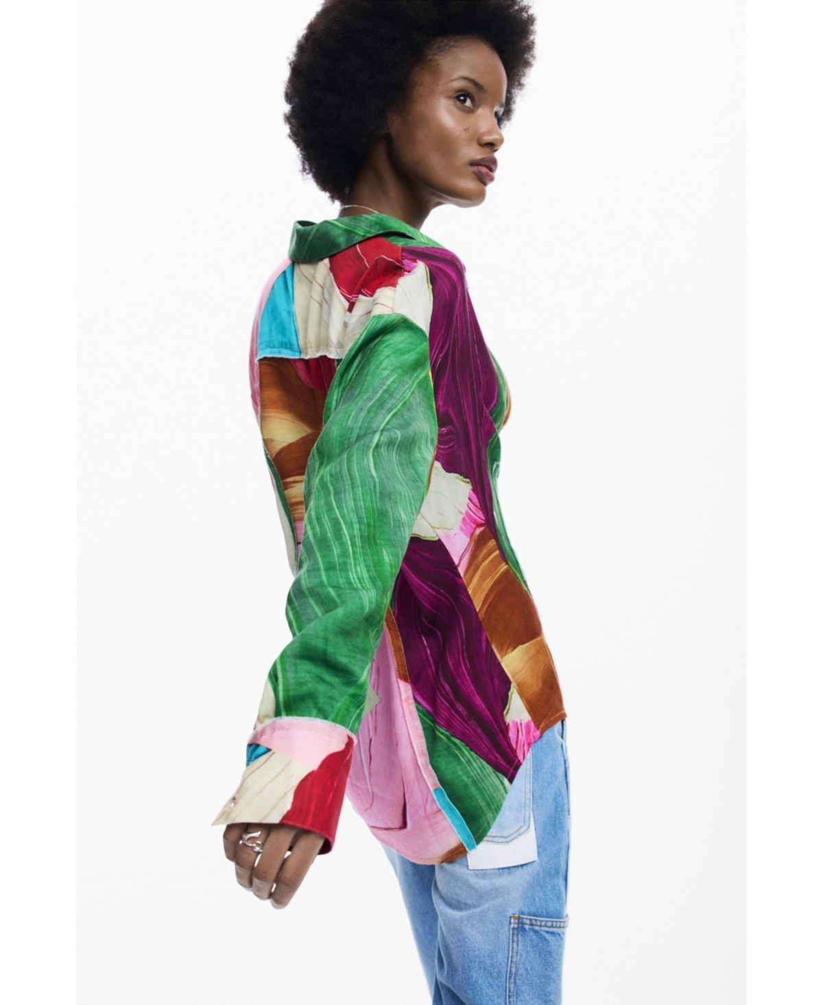 Desigual Women's Fitted printed shirt