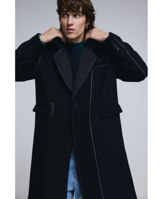 Men's Long striped coat