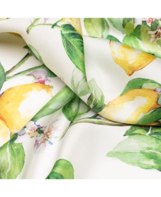 Limoni Fioriti - Silk Foulard for Women