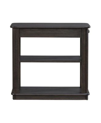 Wallace Chair Side Table for Living Room - Aged Oak