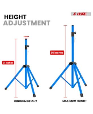 Speaker Stand 36" Adjustable PA DJ Tripod Heavy Duty