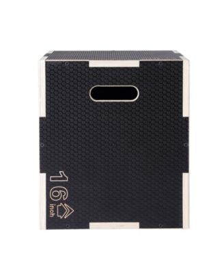 SUGFIT 3-in-1 Plyo Jump Box 20/18/16" Wooden Agility Training Box