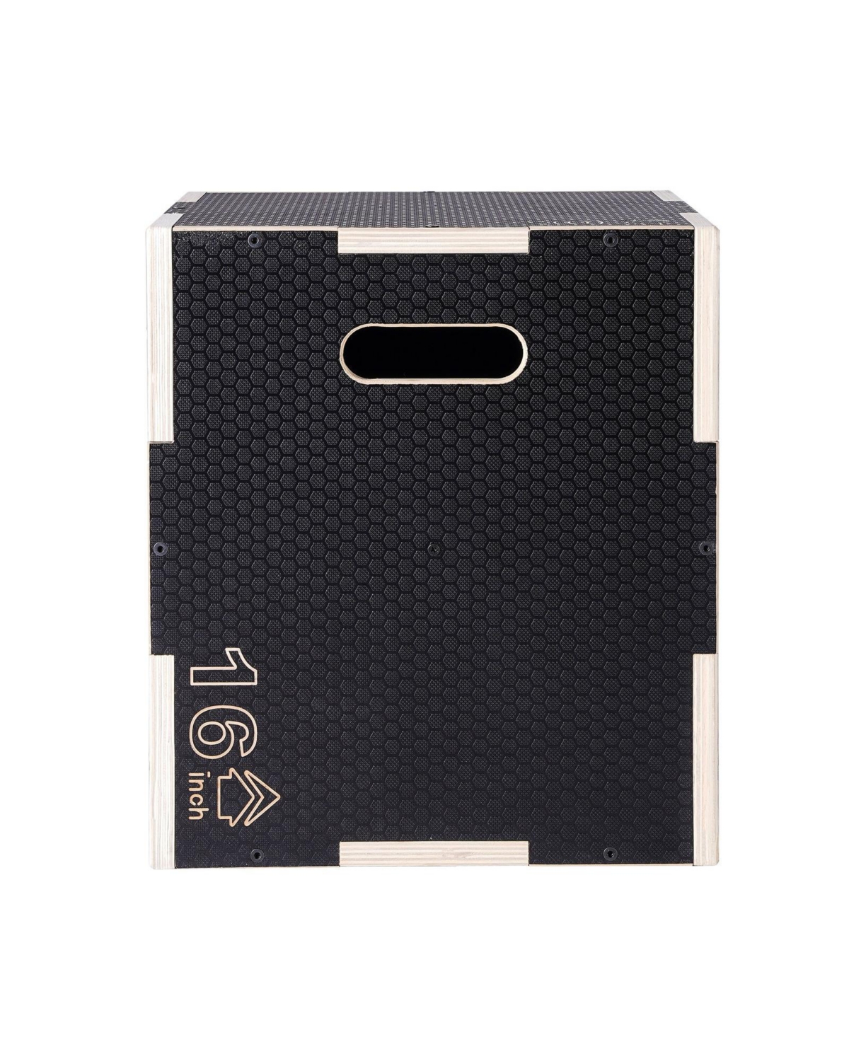 Sugfit 3-in-1 Plyo Jump Box 20/18/16" Wooden Agility Training Box