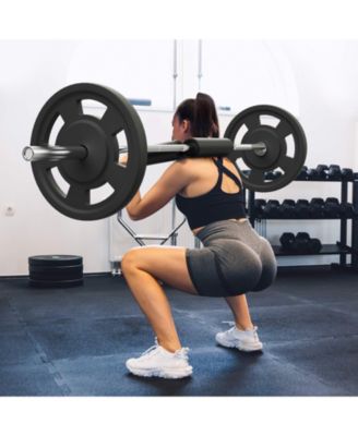 SUGFIT Safety Squat Bar 700 LB Capacity with Shoulder and Arm Pads