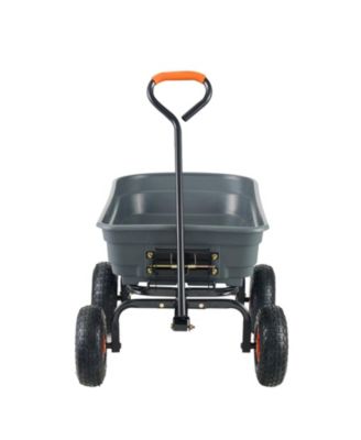SUGFIT Poly Garden Cart with 600 lbs Capacity & Steel Reinforcement