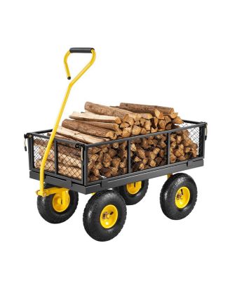 SUGFIT 500 lbs Capacity Garden Cart with All-Terrain Tires & Steel Frame