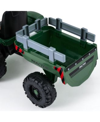 24V Kids Ride On Tractor with Detachable Trailer