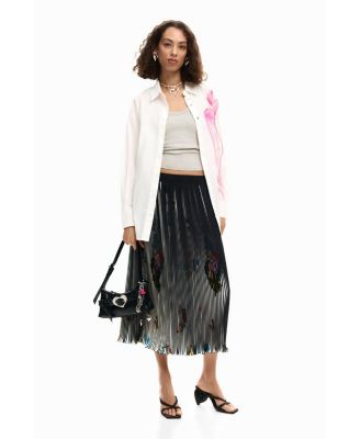 Women's Glossy flower shirt