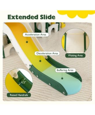 10 in 1 Toddler Slide and Climber Indoor Playset