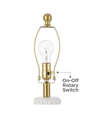 Hobnail 22 1/2" High Small Modern Accent 3-Way Table Lamps Set of 2 White Ceramic Living Room Bedroom Bedside Nightstand