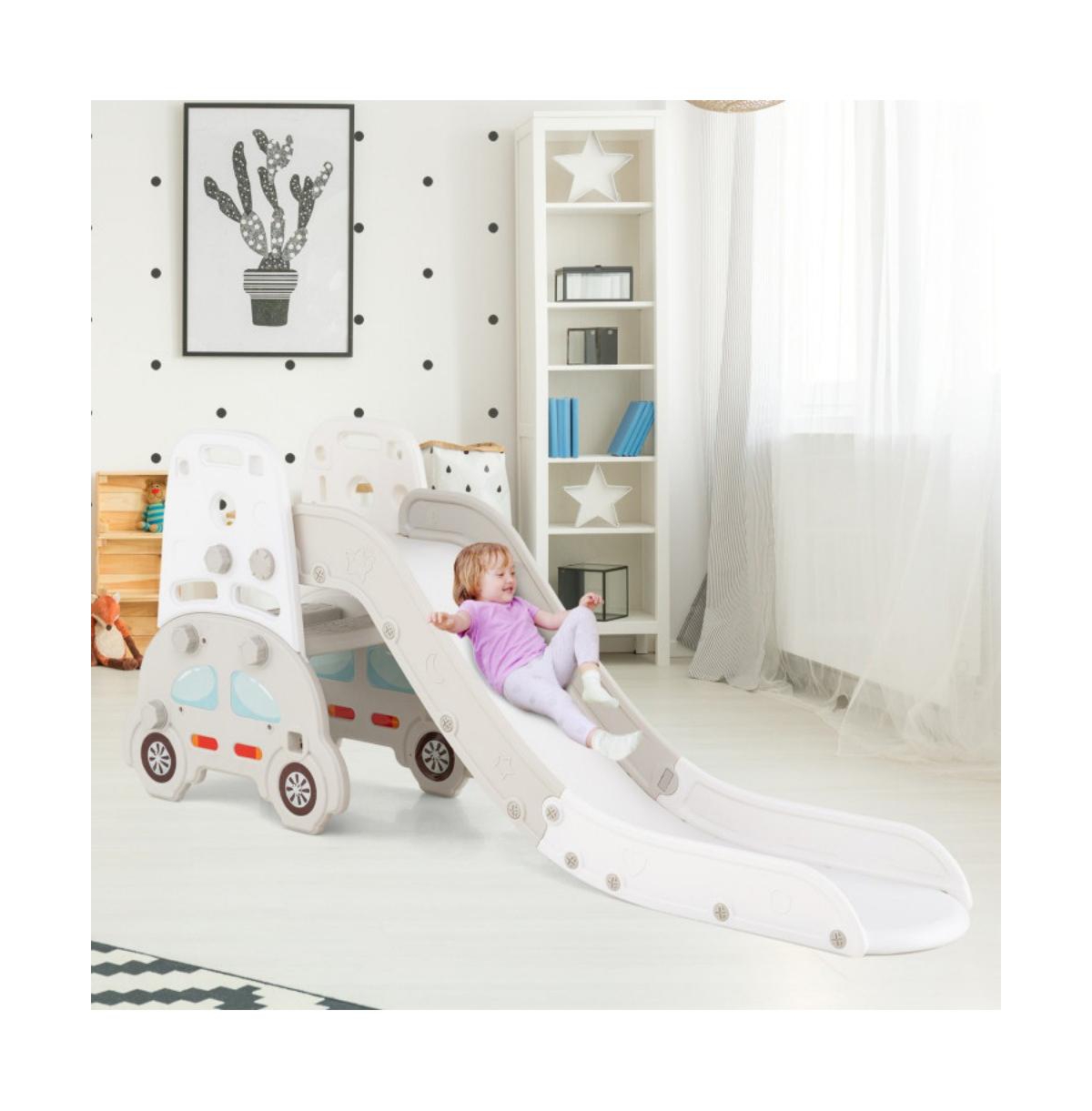 Hongge 5 1 Convertible Toddler Slide and Art Easel Set