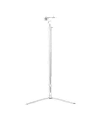 28" Lazy Susan Pie-Cut Banded Wood, 2-Shelf