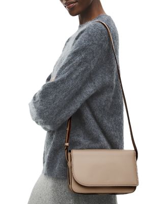 Pocket Street Small Leather Flapover Crossbody Bag