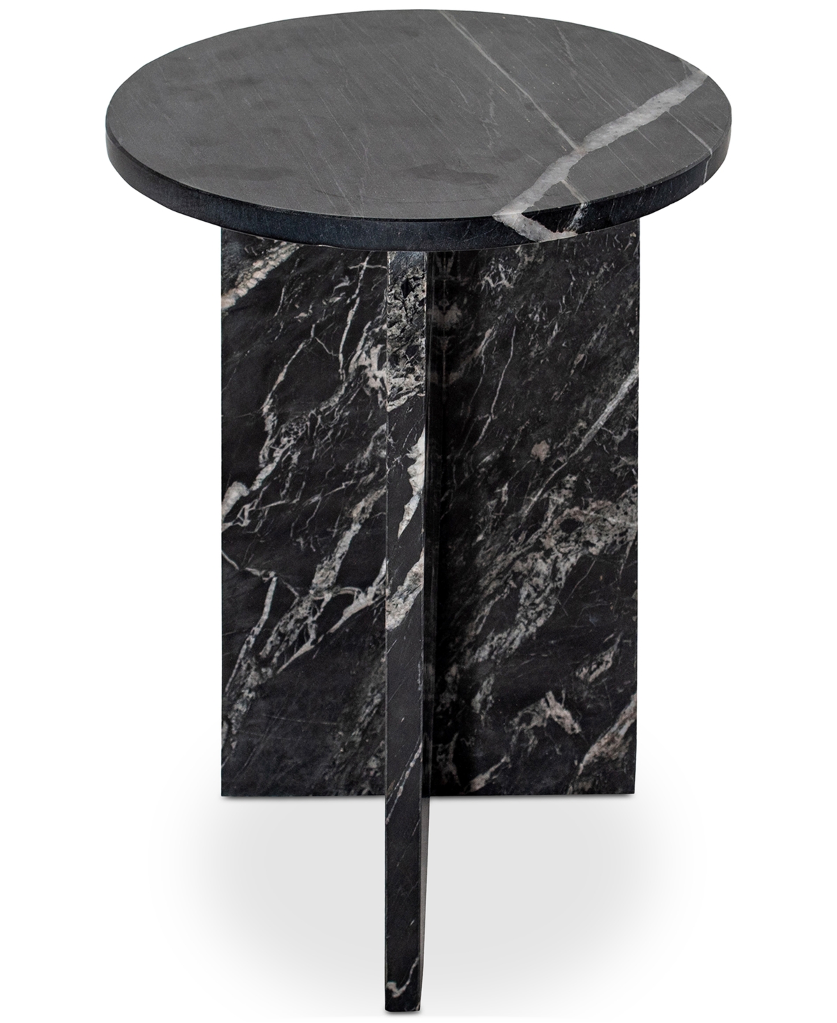 Grace 20" Marble Round Accent Table
