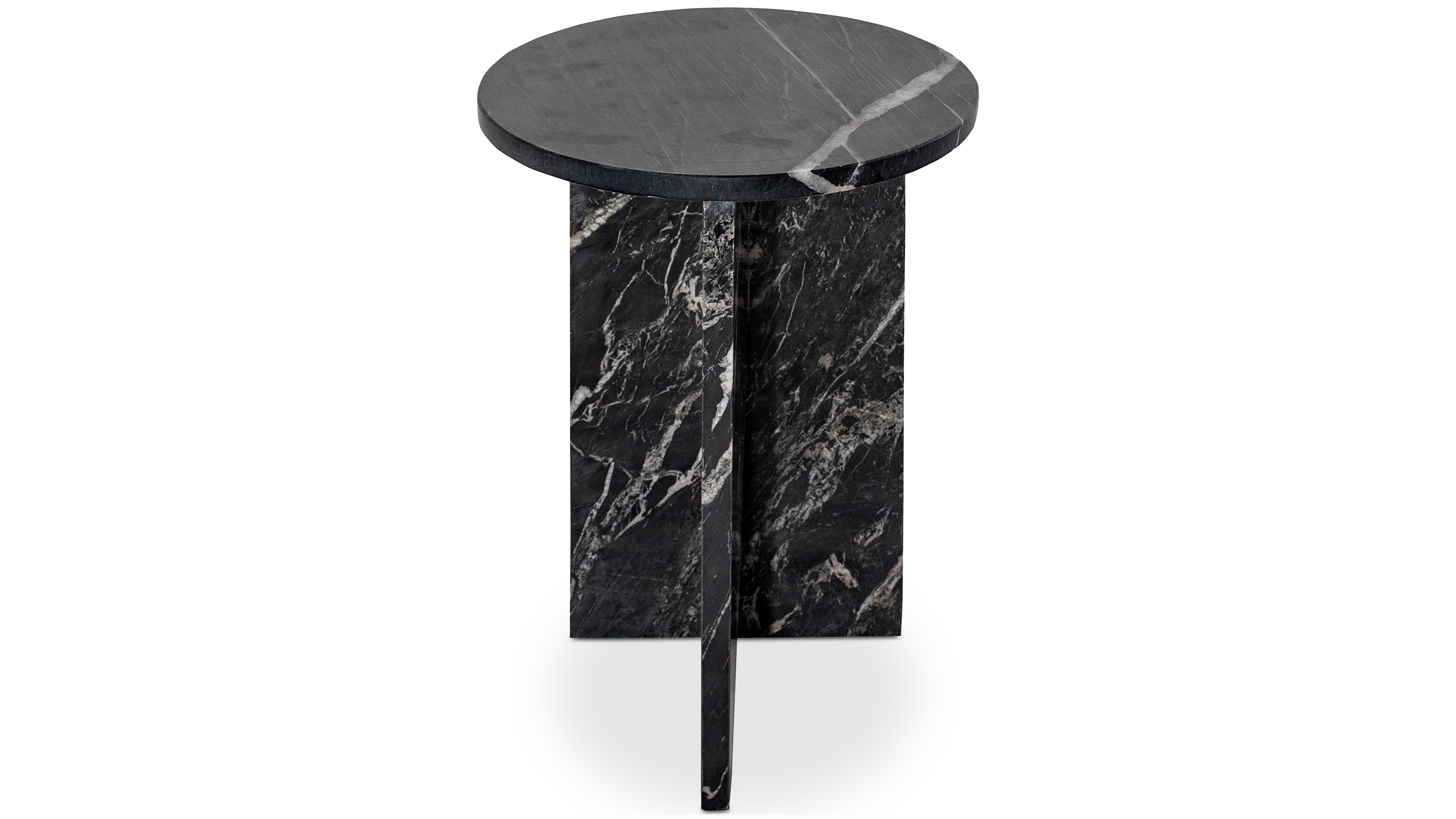 Grace 20" Marble Round Accent Table