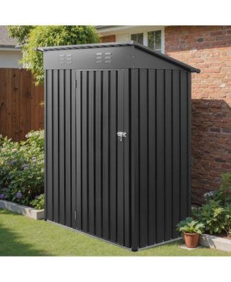 Metal Tool Storage Shed with Waterproof Roof and Air Vents