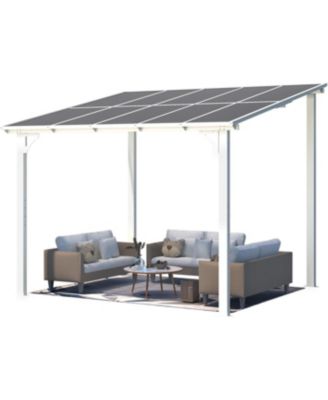 10'x8' Wall Mounted Gazebos Pergola