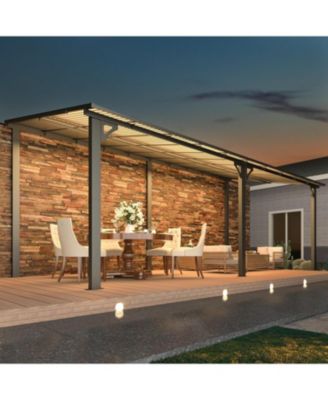 20'x8' Wall Mounted Gazebos Pergola