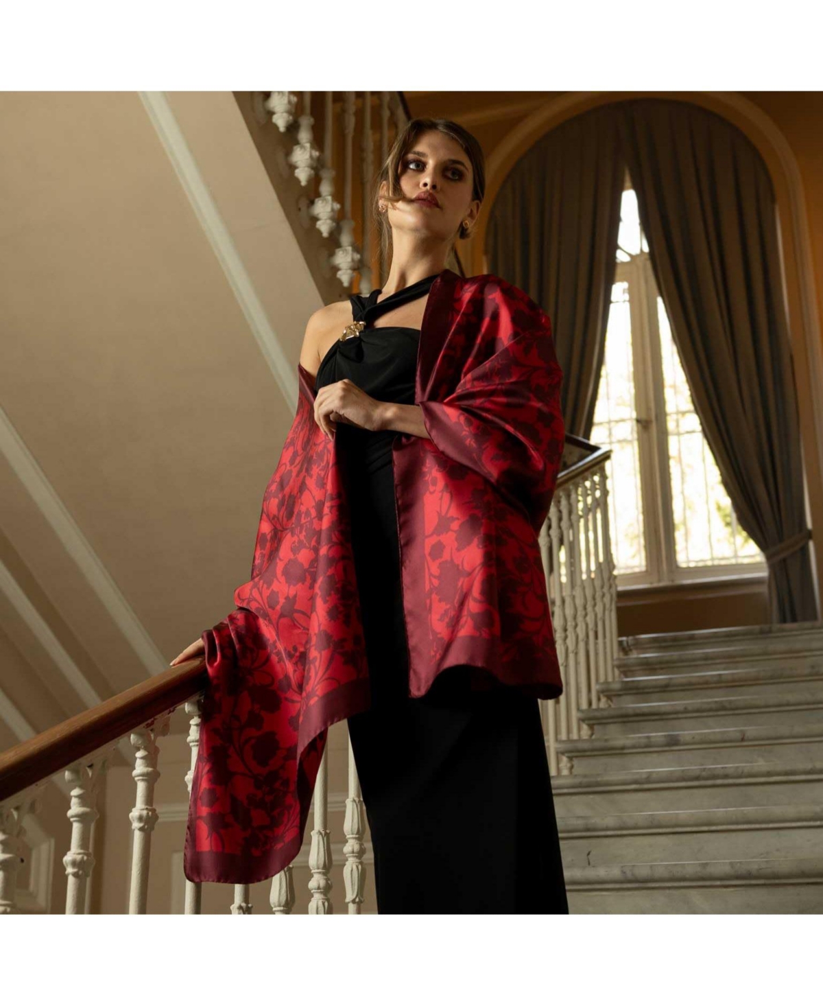Elizabetta Regina - Silk Scarf Shawl for Women