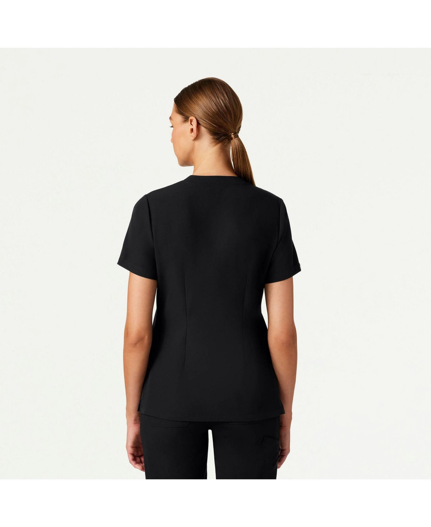 Women's Helia 3-Pocket Slim Notched V-Neck Scrub Top