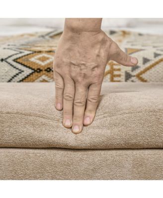 Storage Ottoman Bench, 43.3" Upholste End of Bed Bench,