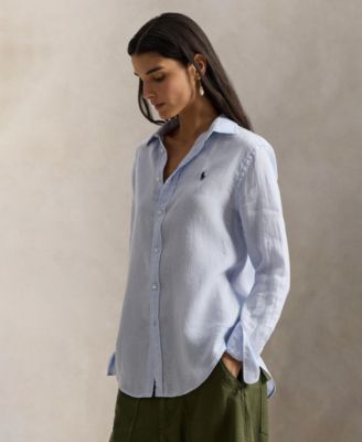 Women's Classic-Fit Linen Shirt