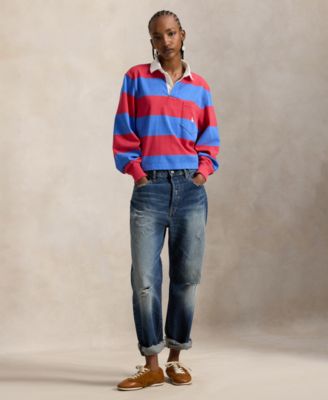 Women's Wide Stripe Rugby Shirt