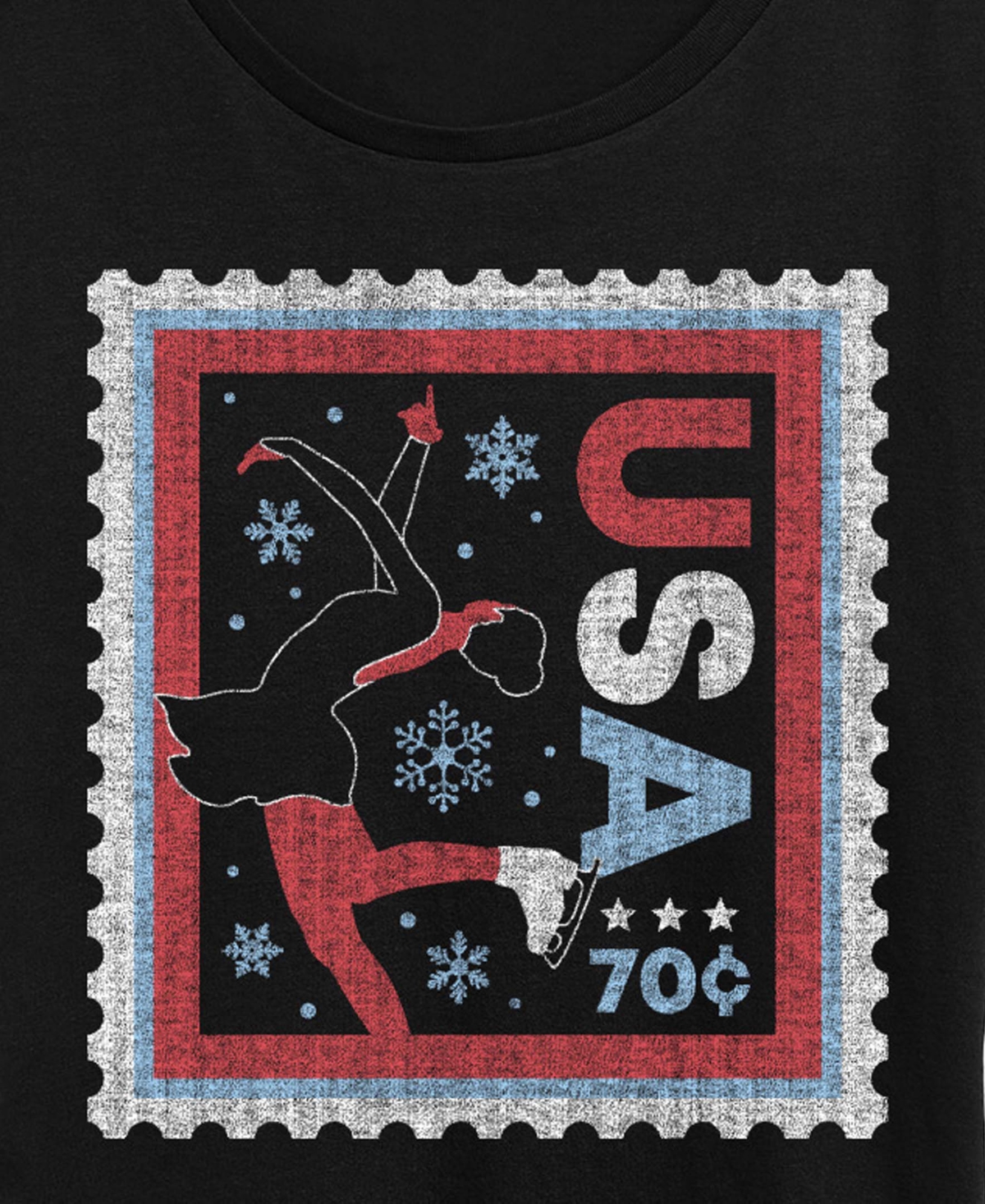 Hybrid Apparel Plus Skater Stamp Word Art Short sleeve T-Shirt