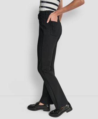 Women's Mid-Rise 5 Pocket Slim Boot Cut Pants