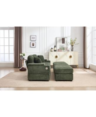 Streamdale Modular Sectional Sofa Bed Set - Green