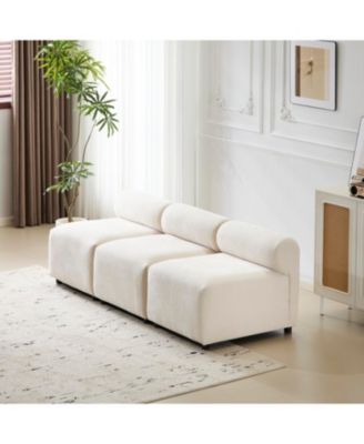 Evelyn 78" Modular 3-Seater Sectional Sofa