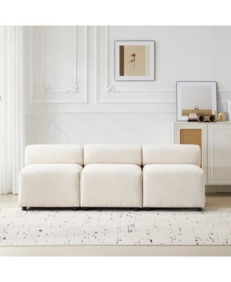 Evelyn 78" Modular 3-Seater Sectional Sofa