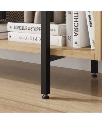 71.3" 6-Tier Bookshelf, Tall Industrial Bookcase with Open Display & Storage Organizer for Home Office