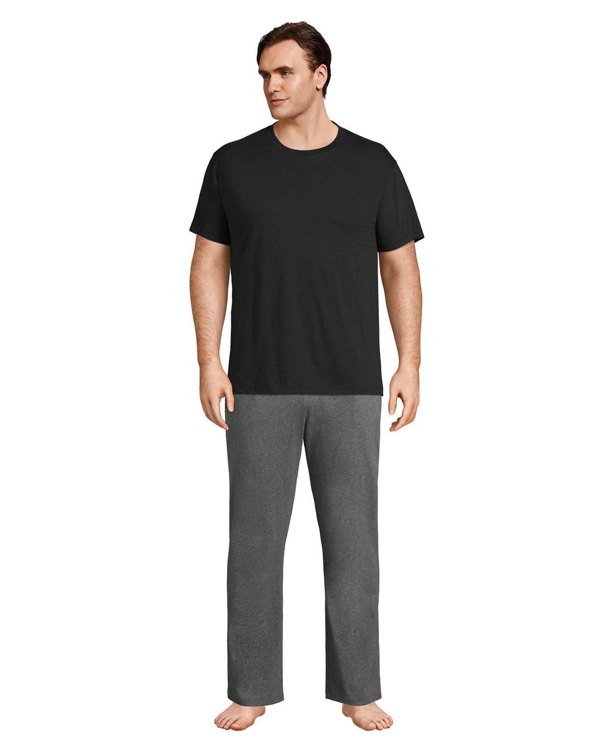 Lands' End Big & Tall Knit Jersey Sleep Pants