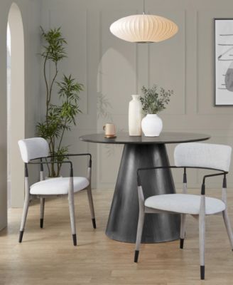 Fabric Savannah Contemporary Dining Chair, Set of 2