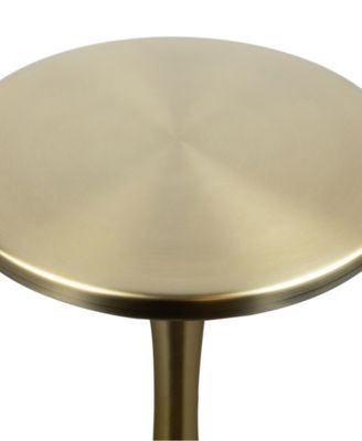 24" Metal Lenuxe Contemporary Accent Table