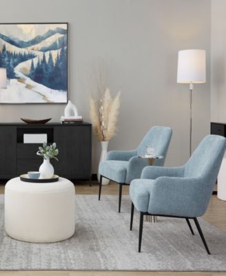 31" Fabric Marcel Contemporary Accent Chair