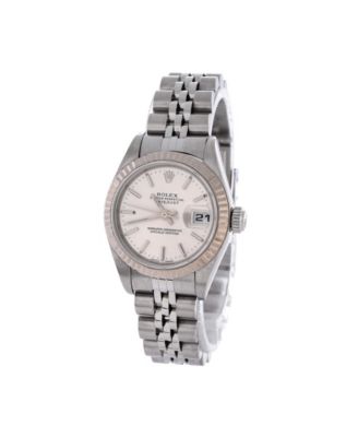 Oyster Perpetual Datejust Automatic Watch in Stainless Steel and White Gold 26mm
