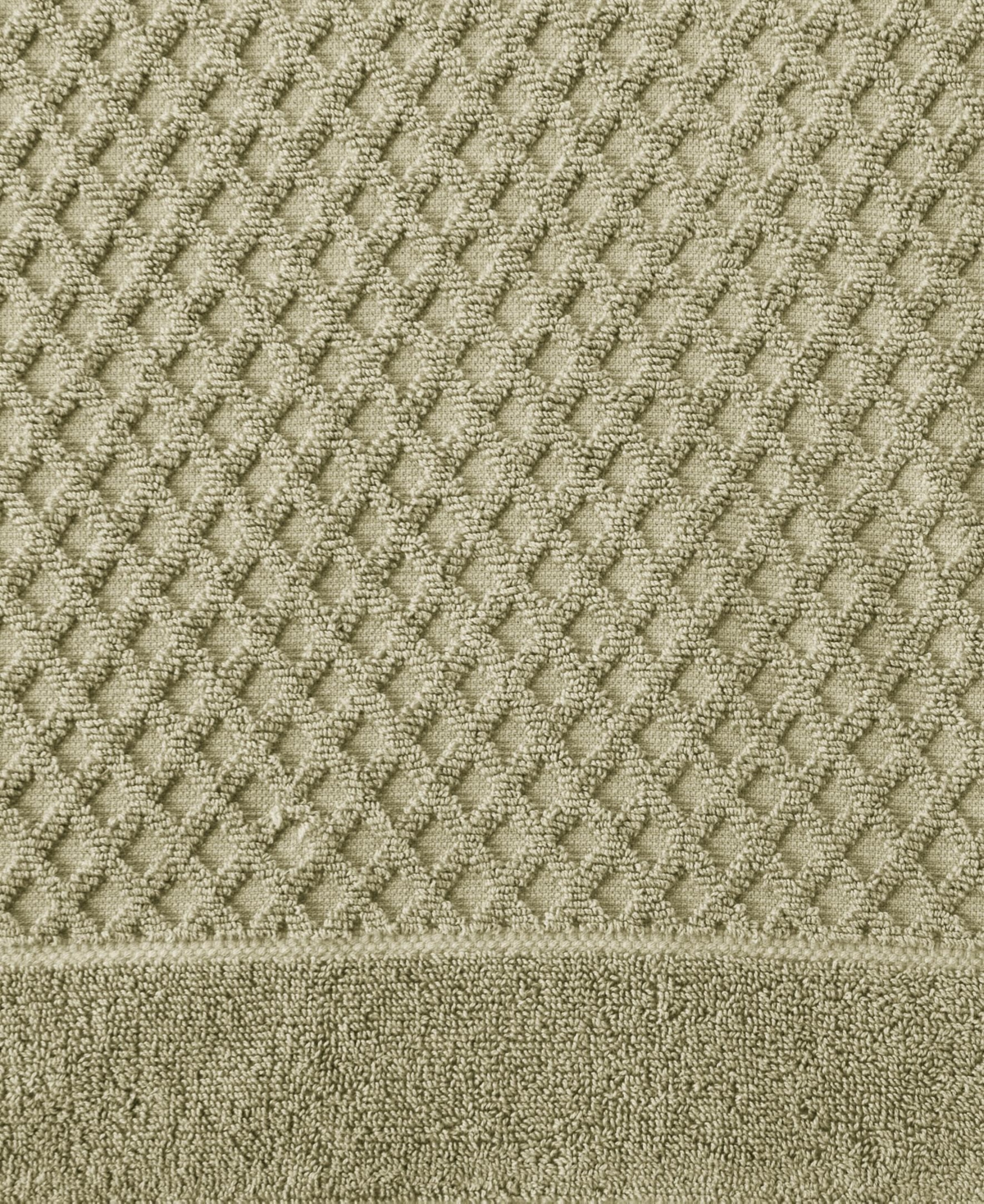 Linery & Co. Quick-Drying Cotton Diamond Waffle Textured 2-Piece Bath Sheet Set