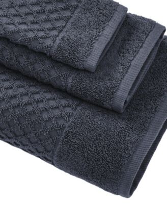 100% Cotton Diamond Waffle 2-Piece Oversized Bath Sheet Set