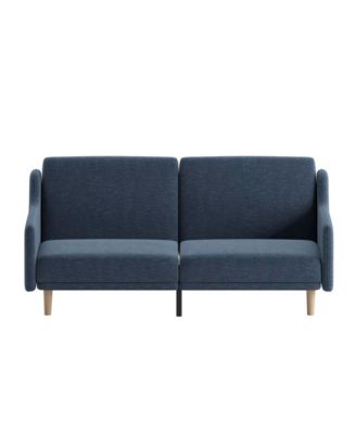 Niklas Mid Century Modern Split-Back Sofa Futon with 3 Recline Positions