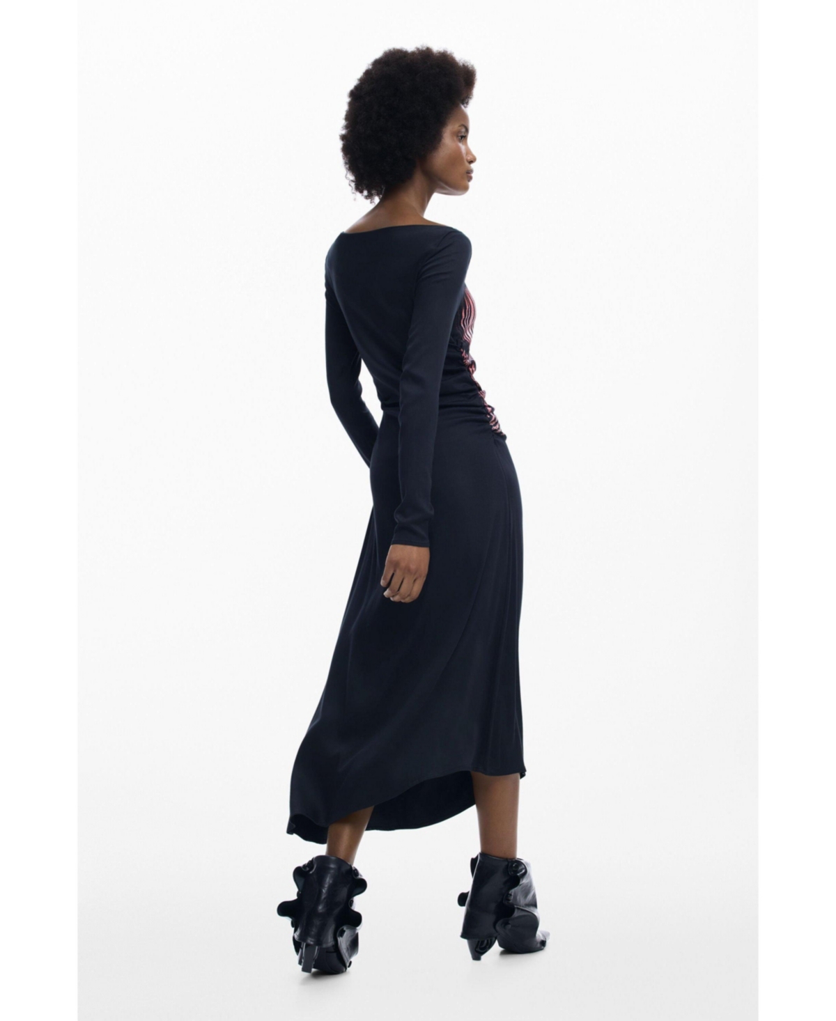 Desigual Women's Pixelated midi dress