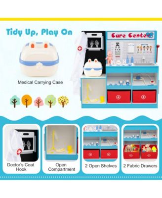 Kids Medical Center Playset with Doctor Tools and Interactive Clinic Features