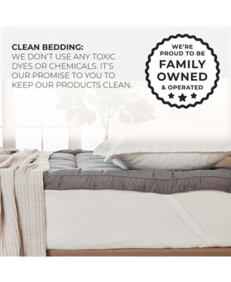 Linery & Co 2 Inch Quilted Down Alternative Mattress Pad