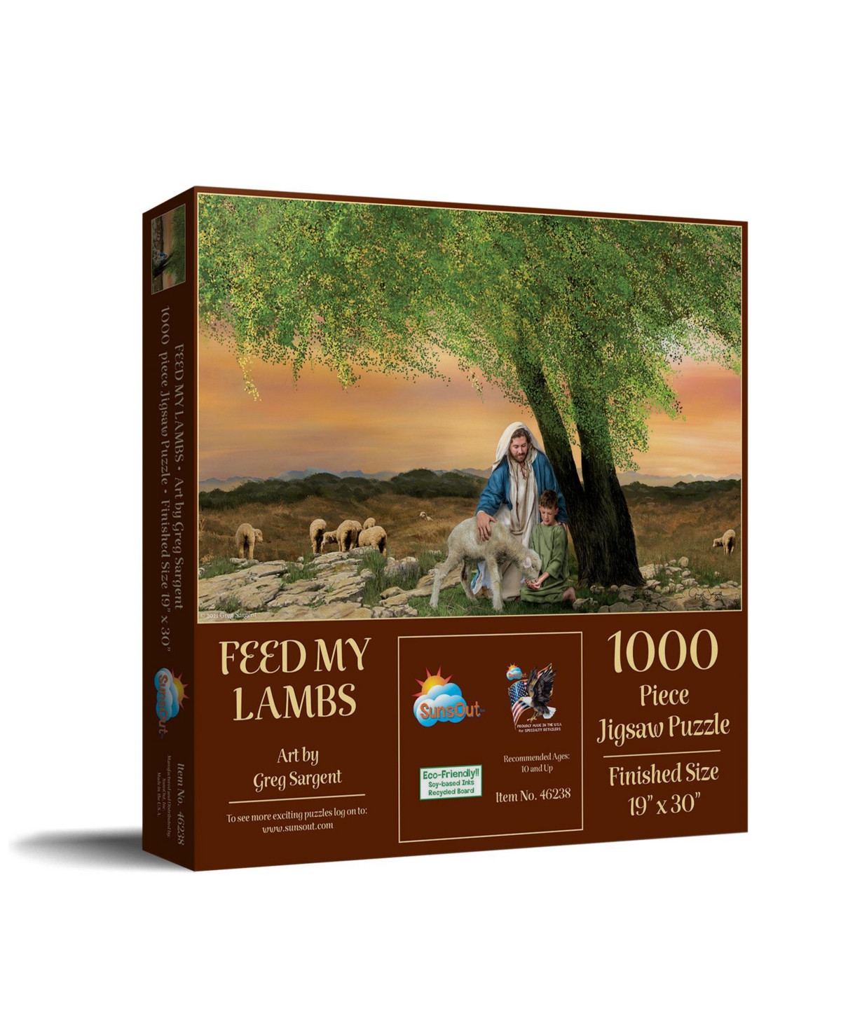 Feed My Lambs 1000 piece Jigsaw Puzzle for Adults Easter