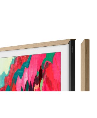QN65LS03FAFXZA 65" The Frame QLED 4K Art Mode Smart TV with a VG-SCFF65TKBZA Customizable Bezel - Modern Teak (2025)